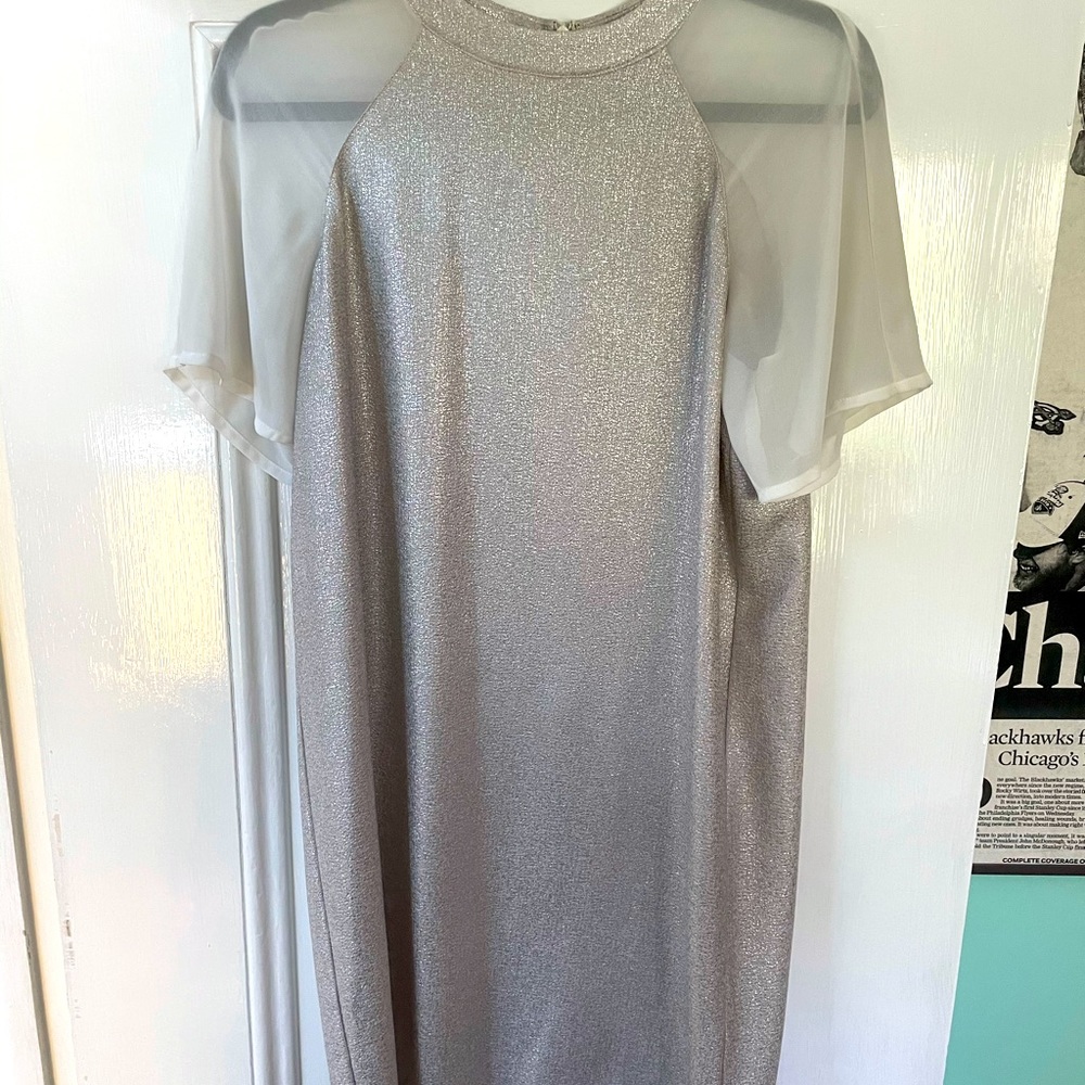 ASOS metallic dress